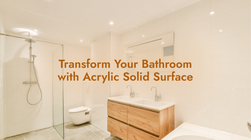 Solid Surface transform bathroom With Acrylic