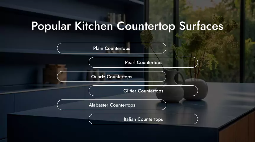 popular kitchen countertop surfaces