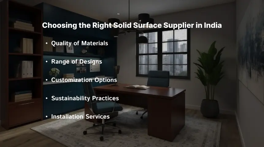 Choosing the Right Solid Surface Supplier in India