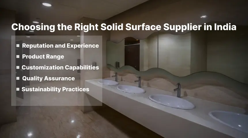 Choosing the Right Solid Surface Supplier in India