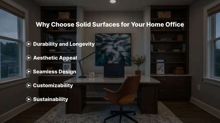 Why Choose Solid Surfaces for Your Home Office?