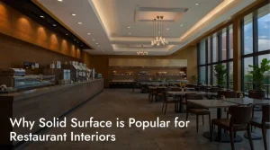 Why Solid Surface is Popular for Restaurant Interiors