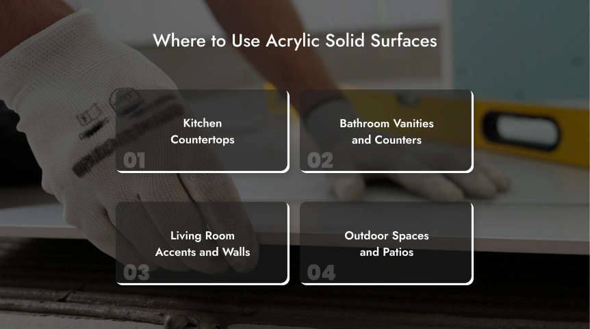 Where to Use Acrylic Solid Surfaces